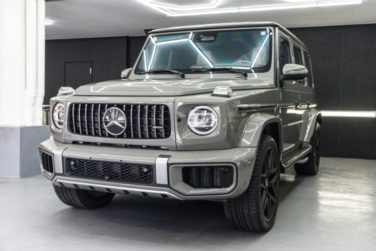 新型Gクラス W465 G63は飛び石に弱い?ガラス・フェンダーを守るPPF